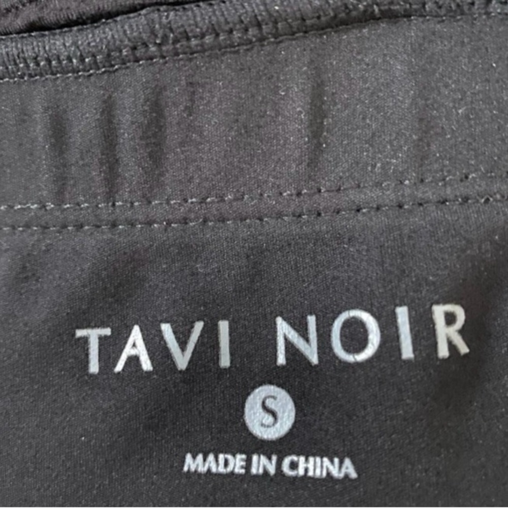 Tavi Noir Women's Black Mesh Sports Bra with Strappy back - Picture 7 of 9